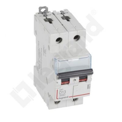 Wyłącznik Nadprądowy S 302 2P D13A 6kA DX3 408030 LEGRAND (408030)