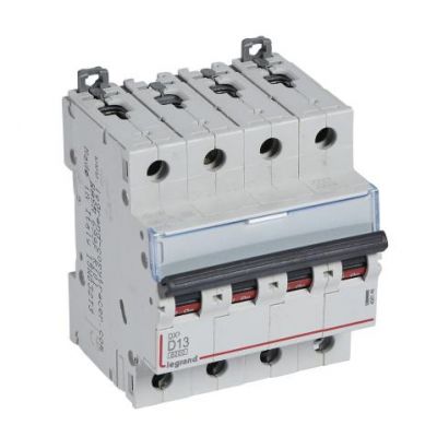 Wyłącznik Nadprądowy S 304 4P D13A 6kA DX3 408146 LEGRAND (408146)
