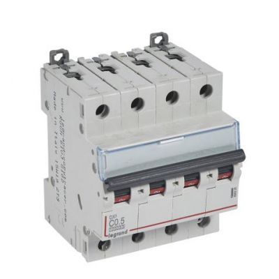 Wyłącznik Nadprądowy S 314 4P C0,5A 10000A DX3 409328 LEGRAND (409328)