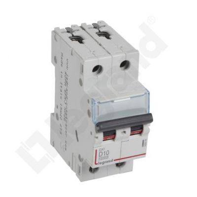 Wyłącznik Nadprądowy S 312 2P D10A 10000A DX3 409449 LEGRAND (409449)