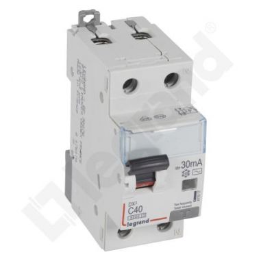 Wyłącznik Różnicowo-Nadprądowy 2P 40A C 0,03A Typ AC P312 DX3 411017 LEGRAND (411017)