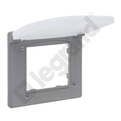 Niloe Step Ramka Pojedyncza IP44- Kolor Aluminium 863396 LEGRAND (863396)