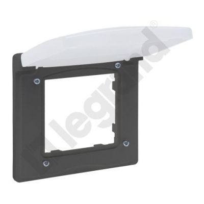 Niloe Step Ramka Pojedyncza IP44- Kolor Stalowy 863496 LEGRAND (863496)