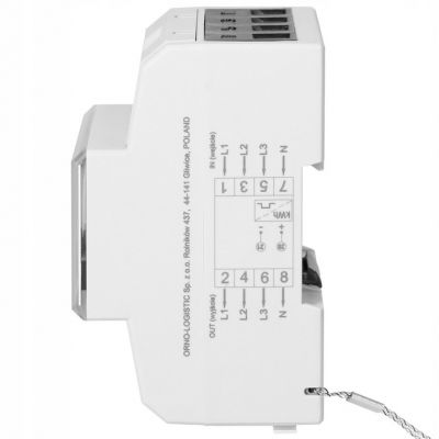 Licznik trójfazowy przycisk reset podlicznik energii prądu 3-FAZ LCD 80A VIRONE (EM-6)