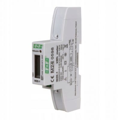 Jednofazowy licznik zużycia energii 45A MID WZE-1 F&F (WZE-1)