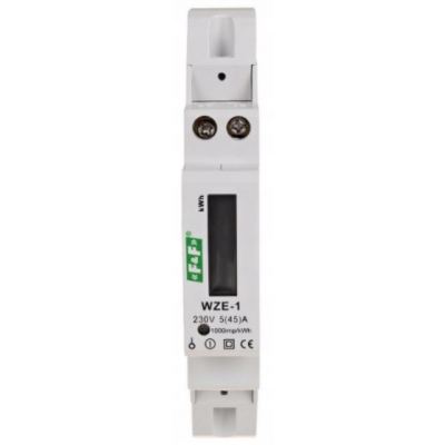 Jednofazowy licznik zużycia energii 45A MID WZE-1 F&F (WZE-1)