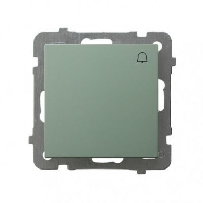 AS Przycisk zwierny dzwonek zielony mat ŁP-6G/m/84 OSPEL (ŁP-6G/m/84)