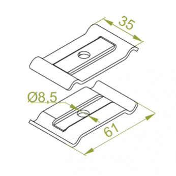 Zacisk ZSW 902200 BAKS (902200)