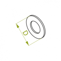 Podkładka /100szt./ PP8 650444 BAKS (650444)