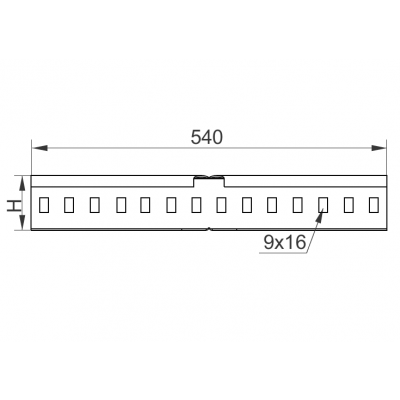 Łącznik kątowy drabin 45mm Grubość 2,00 mm LKDCH45 N 441101 BAKS (441101)