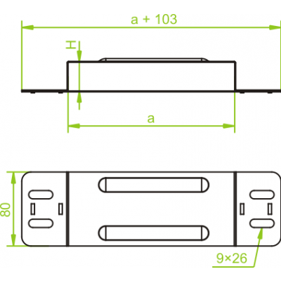 Nasuwa kompensacyjna 340x48mm Grubość 1,00 mm NSK340H48 543134 BAKS (543134)
