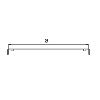 Pokrywa czwórnika korytka Grubość 1,00 mm PCZKJ150 103315 BAKS (103315)