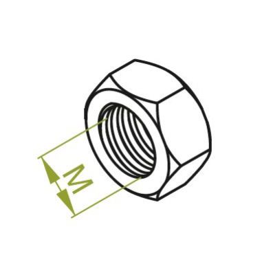 Nakrętka /100szt./ NSM10 650244 BAKS (650244)