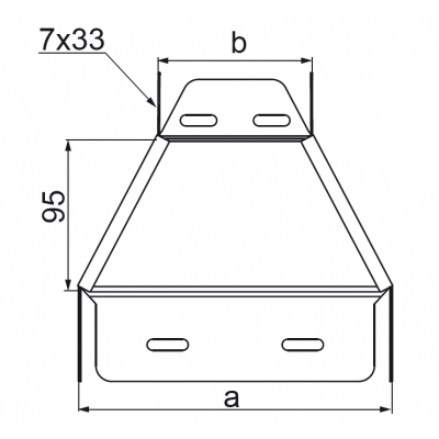 Redukcja symetryczna 200mm Grubość 1,00 mm 100x60 RKSBJ200/100H60 166901 BAKS (166901)