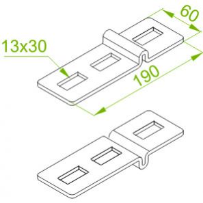 Nakładka dwuteownika NDH 700619 BAKS (700619)