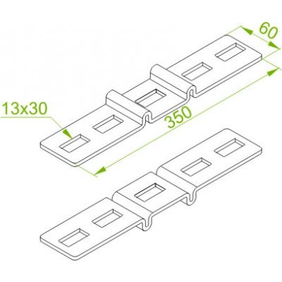 Nakładka dwuteownika NPH 700631 BAKS (700631)