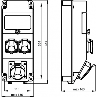 ROS5 ROZDZ. NN 3F-16A,2X1F-16A,5X32A,5X16A,2X3X16A (ROS5I-16)