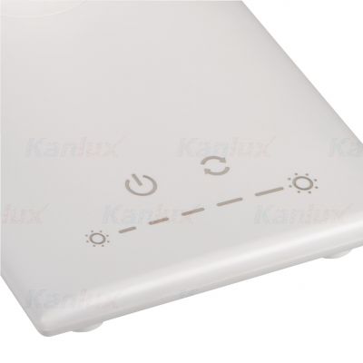 Lampka szkolna LED na biurko stołowa regulowana 7,3W USB biała KANLUX (35781)
