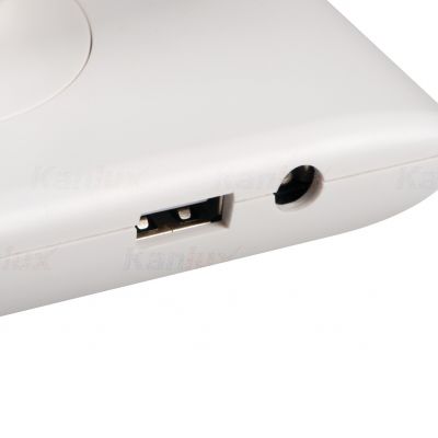 Lampka szkolna LED na biurko stołowa regulowana 7,3W USB biała KANLUX (35781)