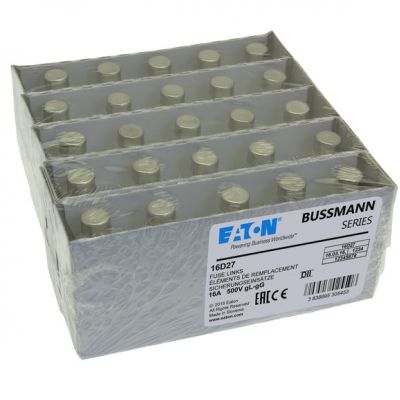 FUSE-D2 16A T GL/GG 500VAC E27 Wkładka DII 16A T GL/GG 500VAC E27 16D27 EATON (16D27)