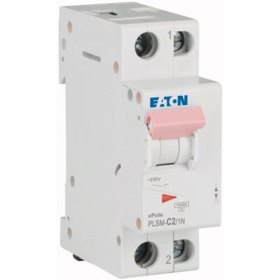 PLSM-C2/1N-MW Wyłącznik nadprądowy 10kA C2A 1P+N 242260 EATON (242260)