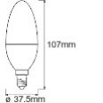 SMART+ Candle Dimmable 40 5 W 2700K E14 LEDVANCE (4058075485211)