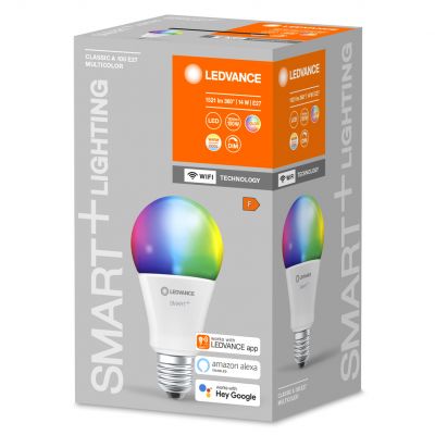 Żarówka LED E27 A75 14W 1521lm CCT RGB SMART+ WiFi Ściemnialna 4058075485518 LEDVANCE (4058075485518)