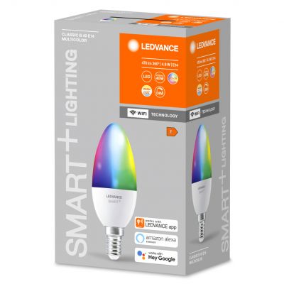 Żarówka LED E14 B35 5W 470lm CCT RGB SMART+ WiFi Ściemnialna 4058075485570 LEDVANCE (4058075485570)