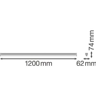 LINEAR ULTRA OUTPUT 1200 25W 3000K EMERGENCY LEDVANCE (4058075515208)