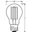 PARATHOM CL A FIL 75 non-dim 7,5W 840 E27 LEDVANCE (4058075591639)