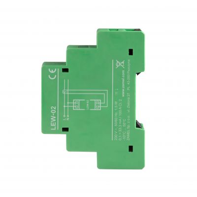 Monitor energii elektryczne WI-FI 1-fazowy 100A Zamel Supla LEW-02 (SPL10000043-WUN)
