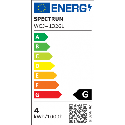 Żarówka LED GU10 230V 4W barwa neutralna z szybką mleczną Spectrum (WOJ+13261)