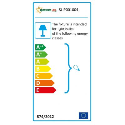 FIALE III GU10 square 1 white  SLIP001004 Spectrum Led (SLIP001004)