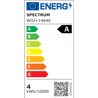 LED GLS E-27 230V 3,8W COG A-CLASS NW CLEAR 5 lat gwarancji WOJ+14640 Spectrum Led (WOJ+14640)