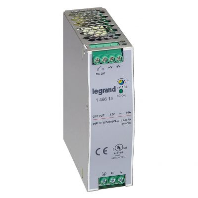 Zasilacz 1F Stabilizowany 240V/12V 10A 146614 LEGRAND (146614)