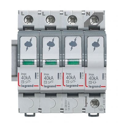 Ogranicznik Przepięć T2 40 Ka 3P+N 412247 LEGRAND (412247)