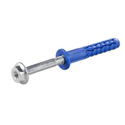 Kołek FFS ramowy poliamidowy z krótką strefą rozporu z kołnierzem 10x50mm i wkrętem z łbem heksagona  RAWLPLUG (R-FFS-N-10K050)