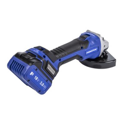 Szlifierka kątowa 18V 125mm 2×5,0 Ah + ładowarka + walizka 1szt. RAWLPLUG (R-PAG18-SV-XL2)