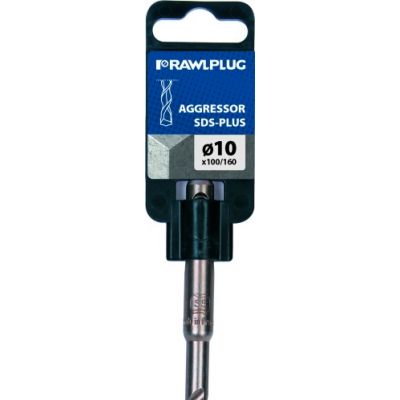 Wiertło do betonu Aggressor SDS Plus 8x160mm 1szt. RAWLPLUG (RT-SDSA-8/160)