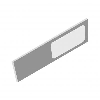 PLANA lampka podszafkowa LED 4W, 240lm, 4000K, szara (AD-OM-6476L4/G)