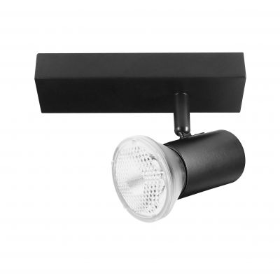 RIO SP 1, oprawa ścienno-sufitowa, E27 max. 60W, IP20, czarna (AD-OP-6429BE27)