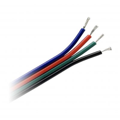 Przewód do taśm LED RGB, 4x0,35mm2, 25m (AD-TL-6498/RGB/25M)