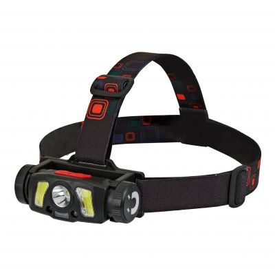 Latarka czołowa/światło rowerowe LED COB + XPG z akumulatorem Li-ion 1200 mAh, czujnik ruchu (LT-14)