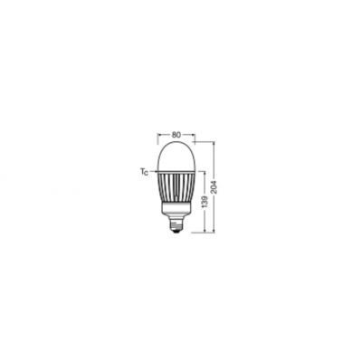 HQL LED 5400 41W 827 230V GL E27 LEDVANCE (4058075765979)