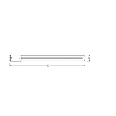 DULUX L LED FR 36 ECG, AC mains 18W 830 2G11 TRZONKI SPECJALNE LEDVANCE (4058075557772)