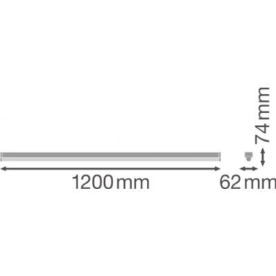 LINEAR ULTRA OUTPUT 1200 33W 3000K EMERGENCY LEDVANCE (4058075515246)