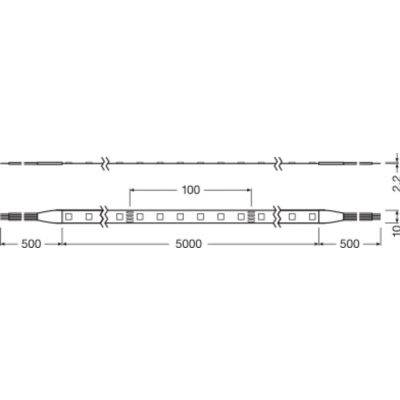 Pasek LED 20.000h rolka LS VAL-500/RGB/5 LEDV 4058075404441 LEDVANCE (4058075404441)