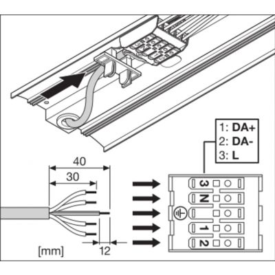 Oprawa LED Wisząca IndiviLED DALI 42W 5050lm 4000K Neutralna + Akcesoria 4058075109025 LEDVANCE (4058075109025)