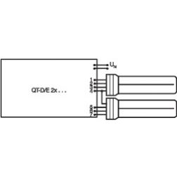 Świetlówka kompaktowa GX24q-2 (4-pin) 18W 4000K DULUX T/E PLUS 4050300342221 LEDVANCE (4050300342221)