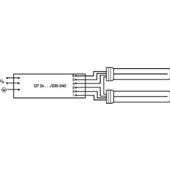Świetlówka kompaktowa 2G11 (4-pin) 24W 4000K DULUX L 4050300010755 LEDVANCE (4050300010755)